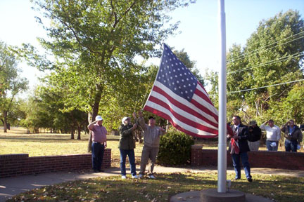 flag raising